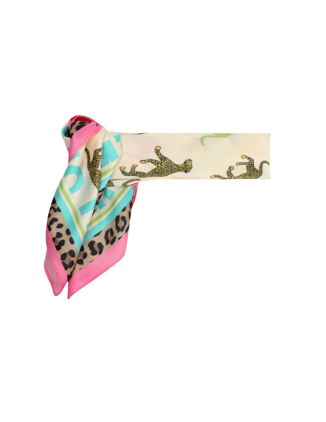 Pañuelo Tigres Colores Lola Casademunt Beige | Bicos de Fío