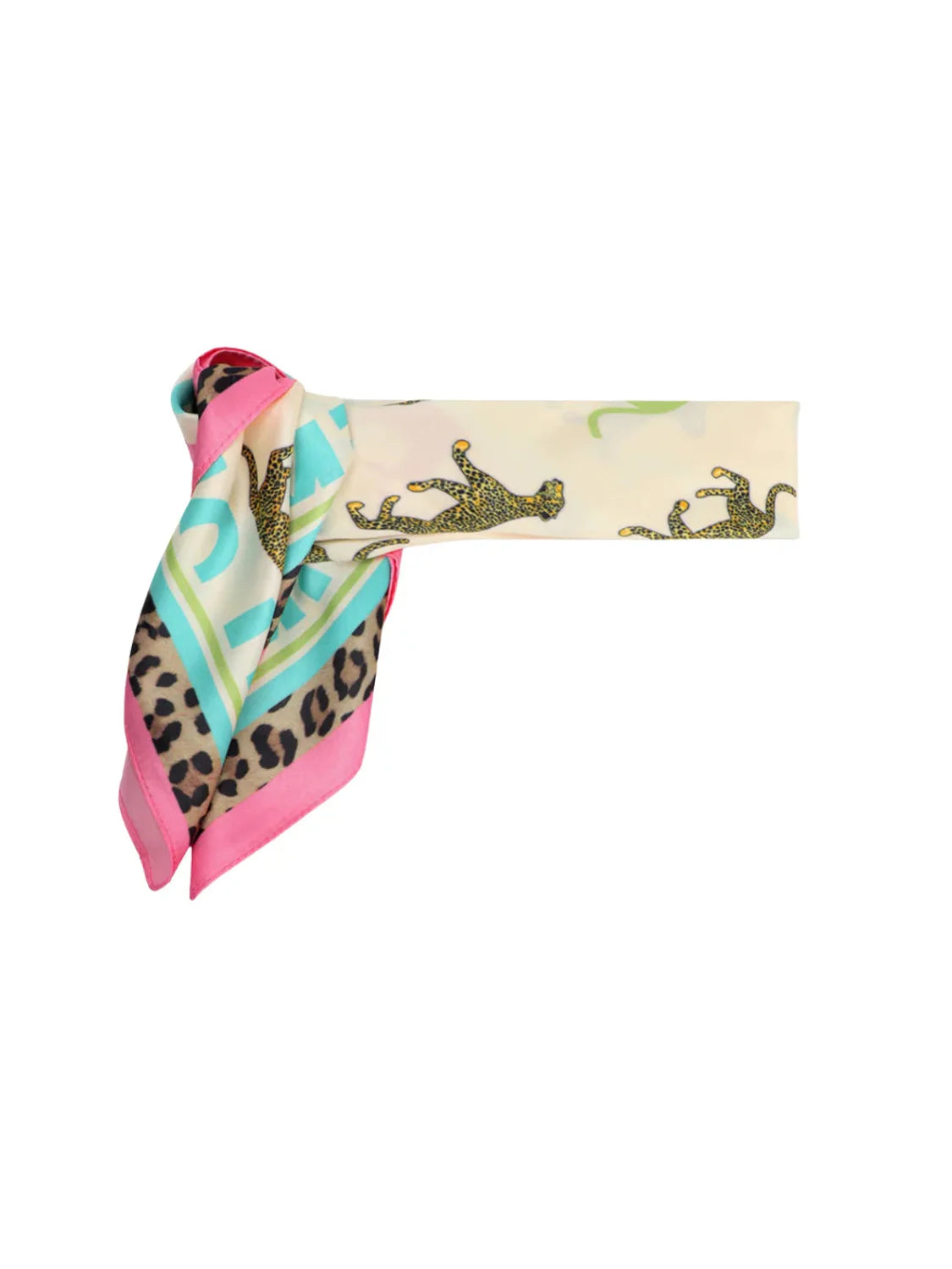 Pañuelo Tigres Colores Lola Casademunt Beige | Bicos de Fío