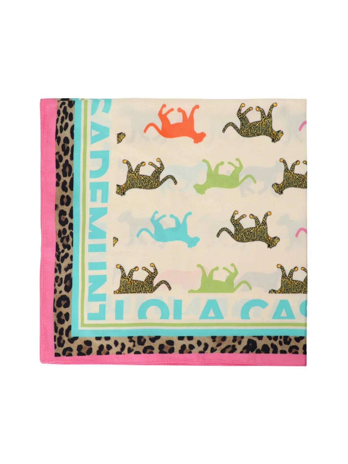 Pañuelo Tigres Colores Lola Casademunt Beige | Bicos de Fío