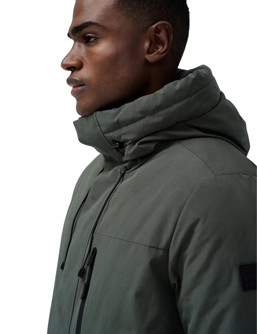 Parka Con Capucha Salsa Jeans Verde | Bicos de Fío