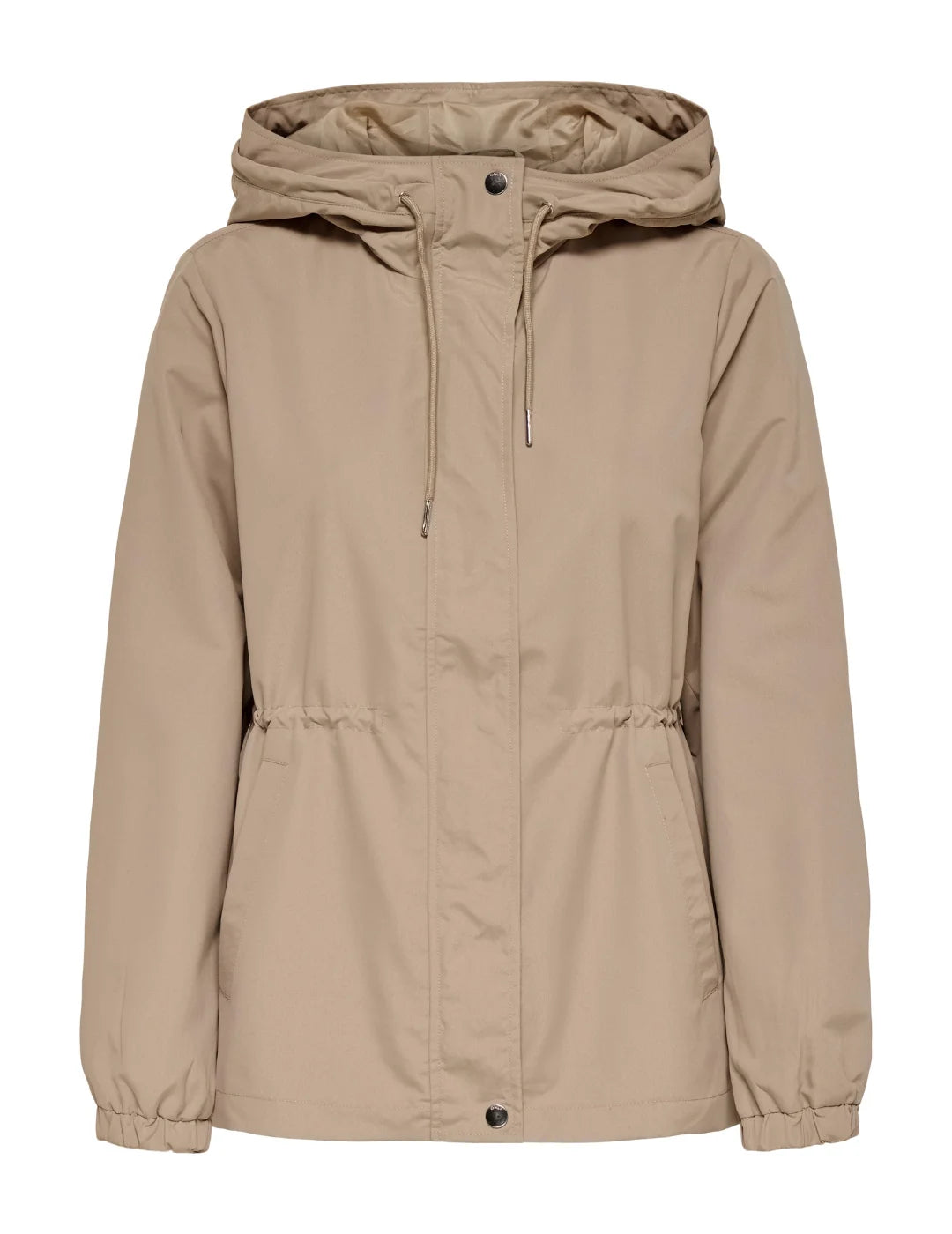 Parka Corta ONLY Asta Beige | Bicos de Fío