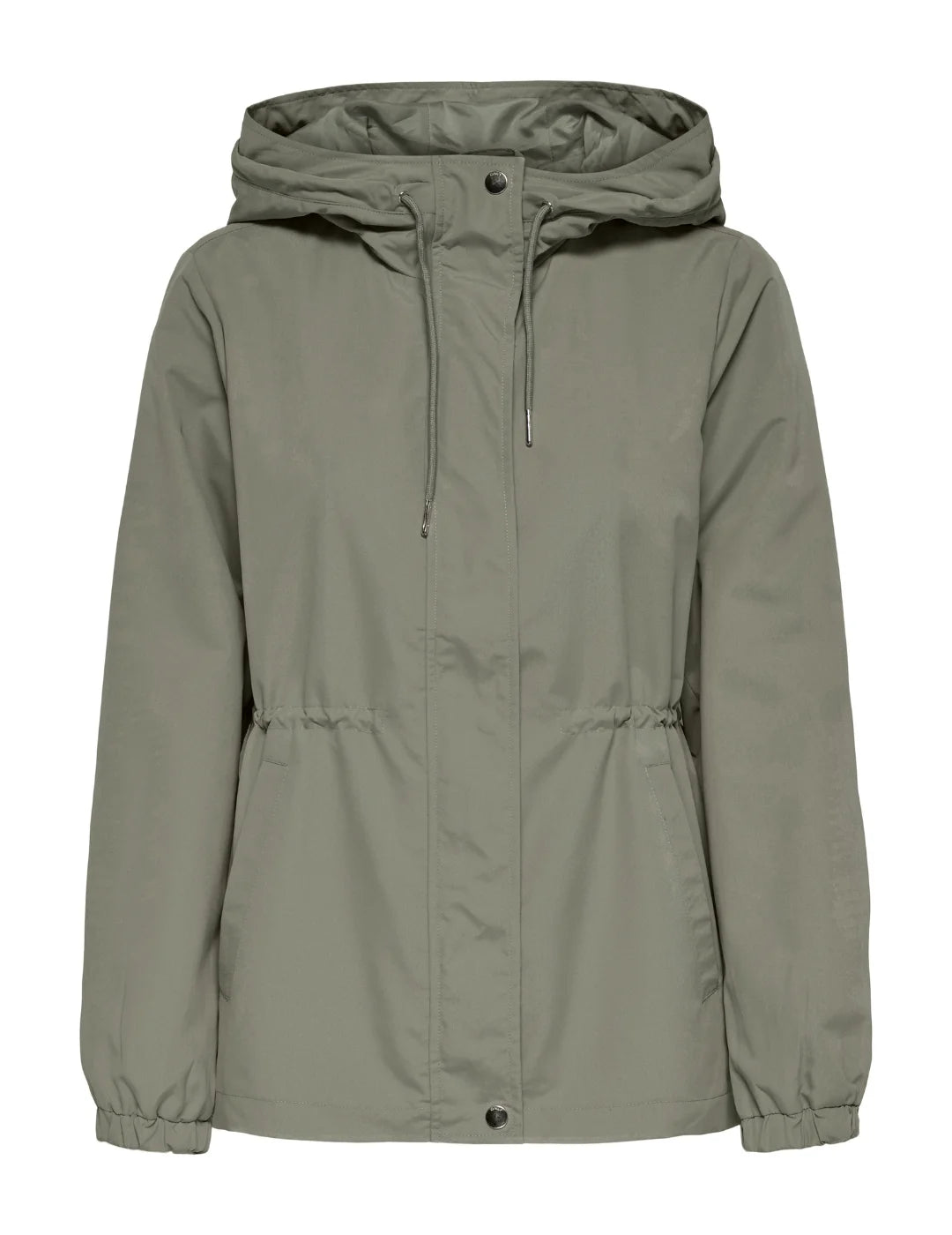 Parka Corta ONLY Asta Verde Oliva | Bicos de Fío