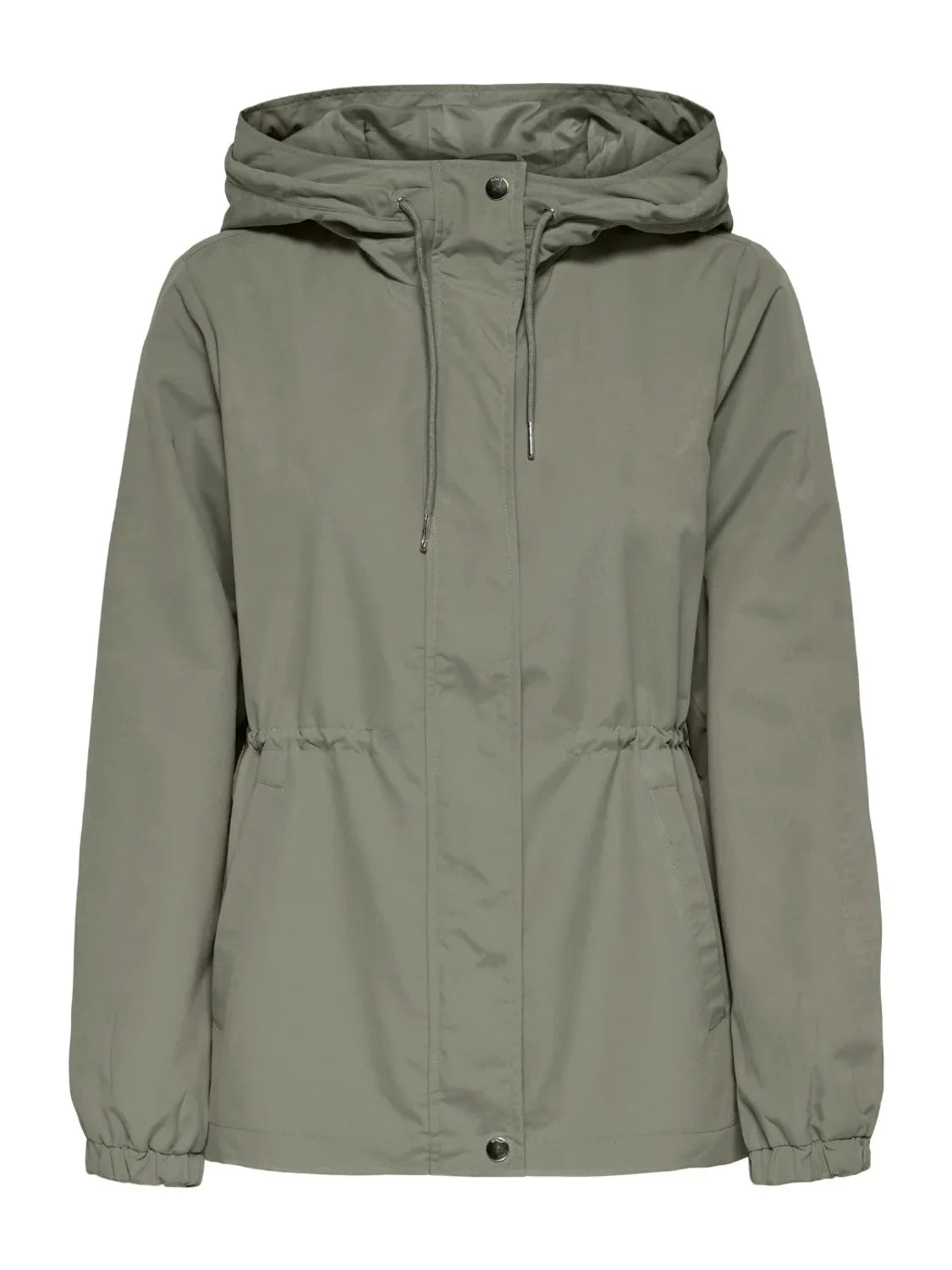 Parka Corta ONLY Asta Verde Oliva | Bicos de Fío