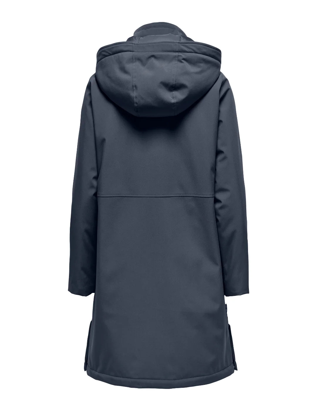 Parka Larga Capucha ONLY Kara Azul | Bicos de Fío