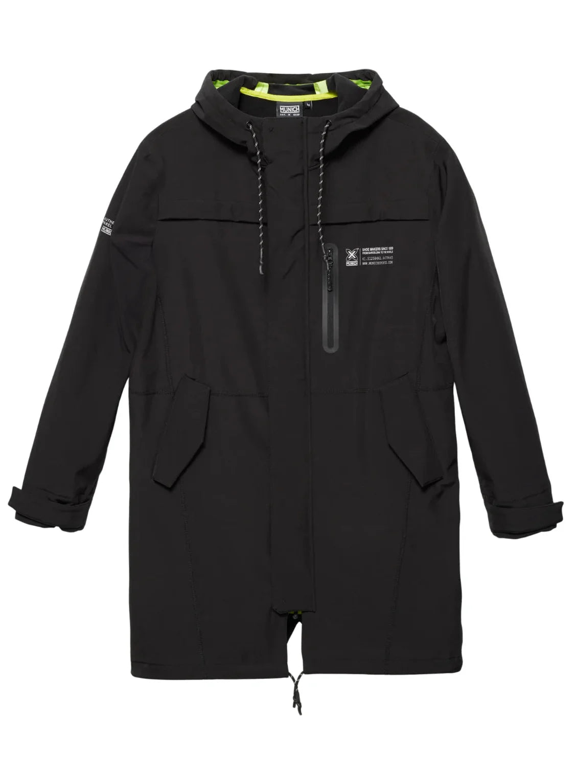 Parka Munich Rain Negro | Bicos de Fío