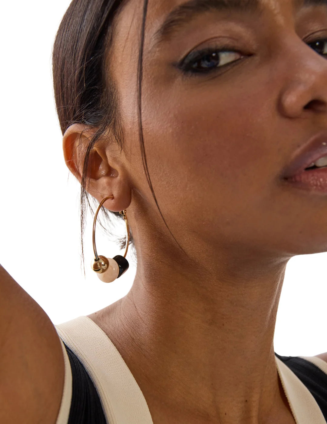 Pendientes Aro Lola Casademunt Detalles Multicolor | Bicos de Fío