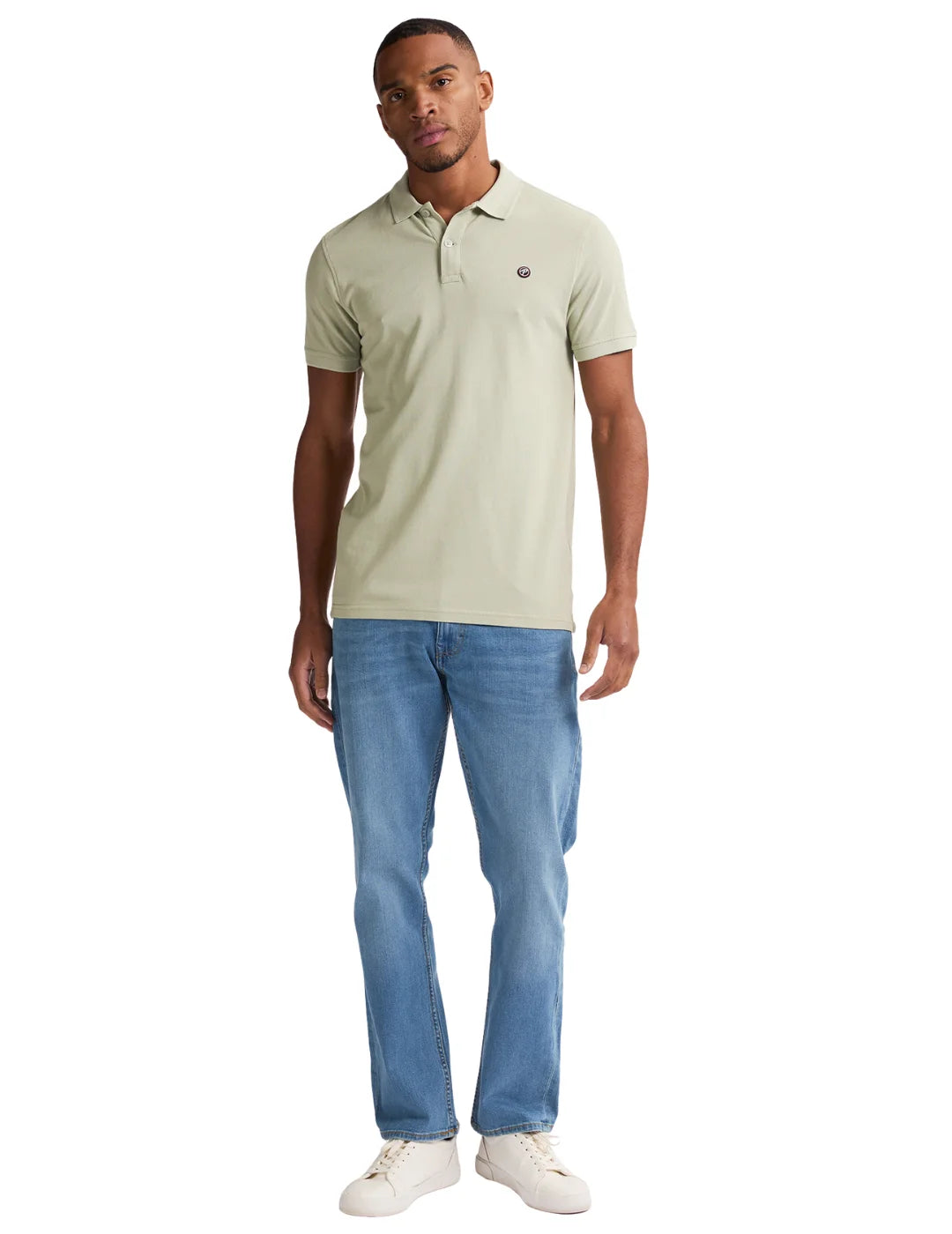 Polo Básico Petrol Industries Dolphin Desert Sage | Bicos de Fío