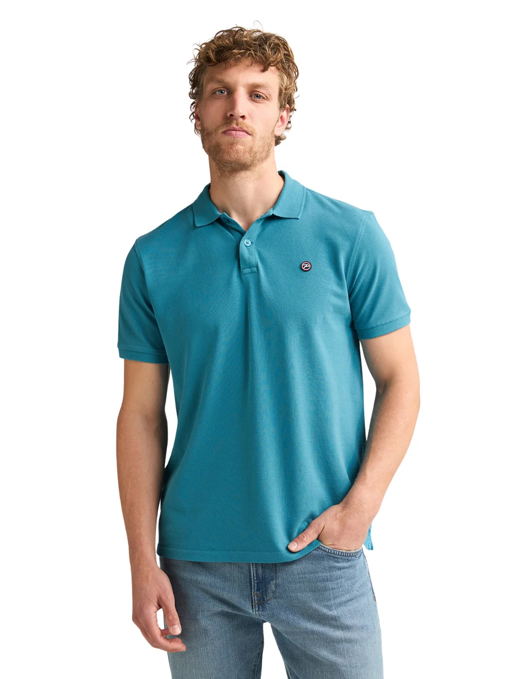 Polo Básico Petrol Industries Dolphin Iron Blue | Bicos de Fío