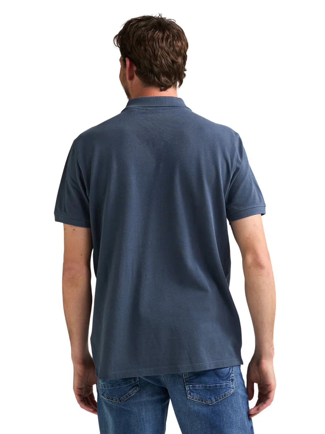 Polo Básico Petrol Industries Dolphin Storm Blue | Bicos de Fío