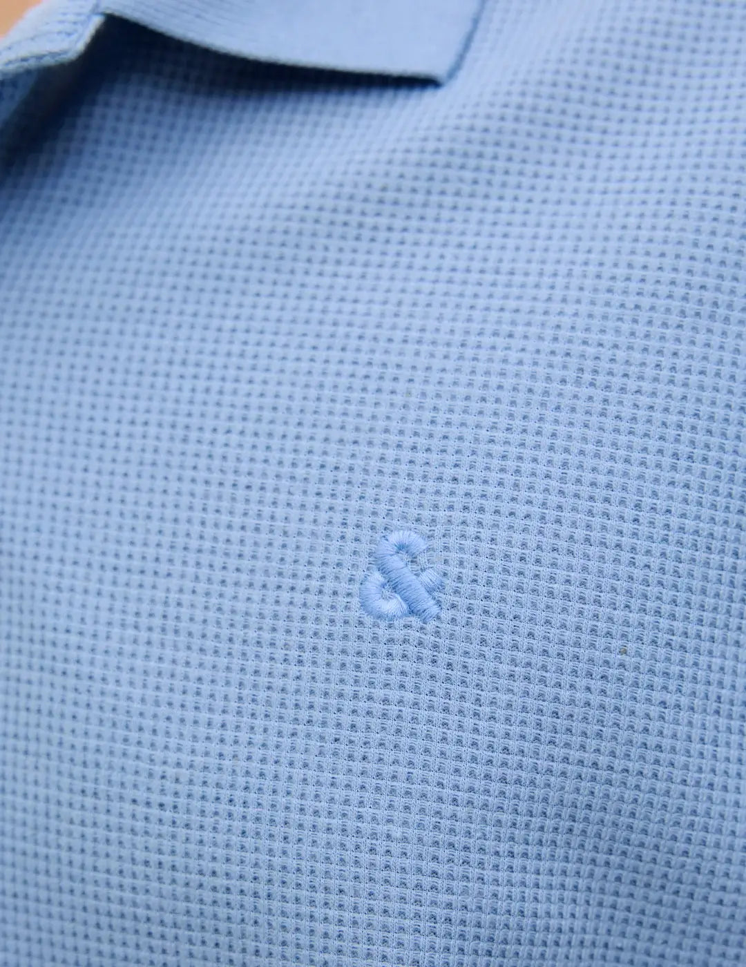 Polo Jack&Jones Austin Chambray Blue | Bicos de Fío