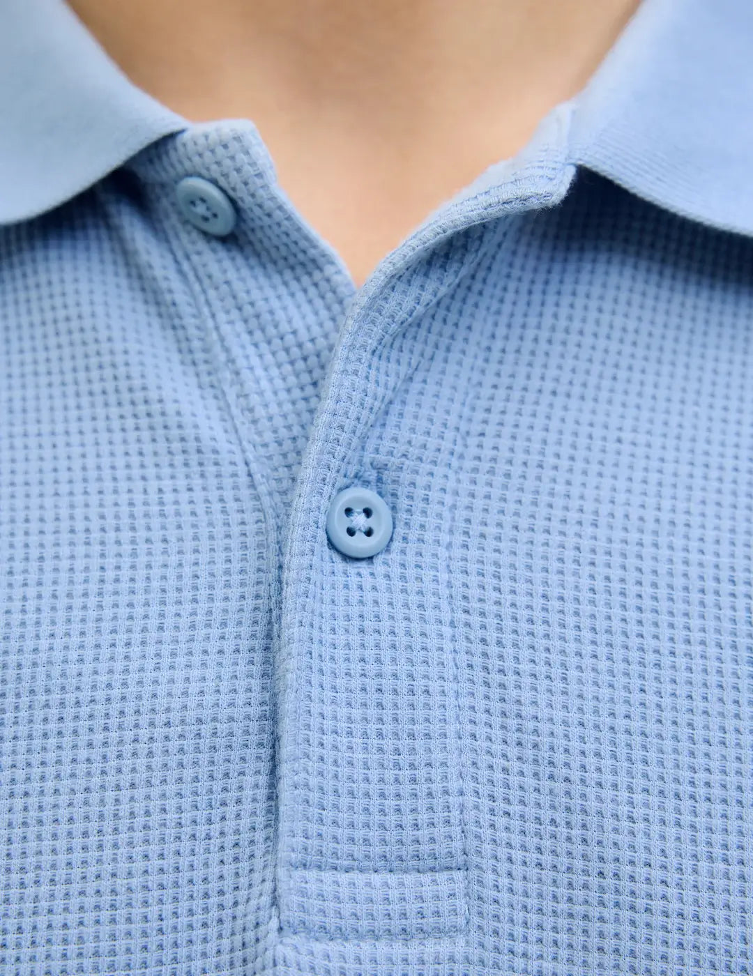 Polo Jack&Jones Austin Chambray Blue | Bicos de Fío