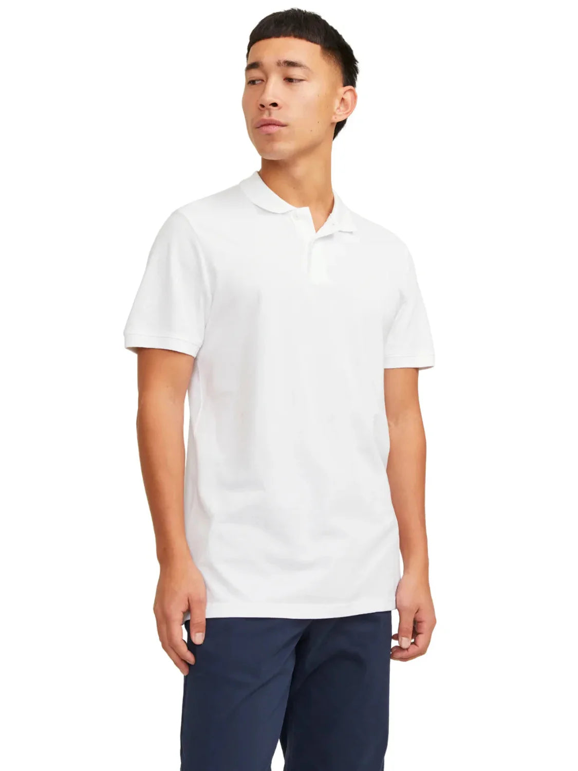 Polo Jack&Jones Basic Blanco | Bicos de Fío