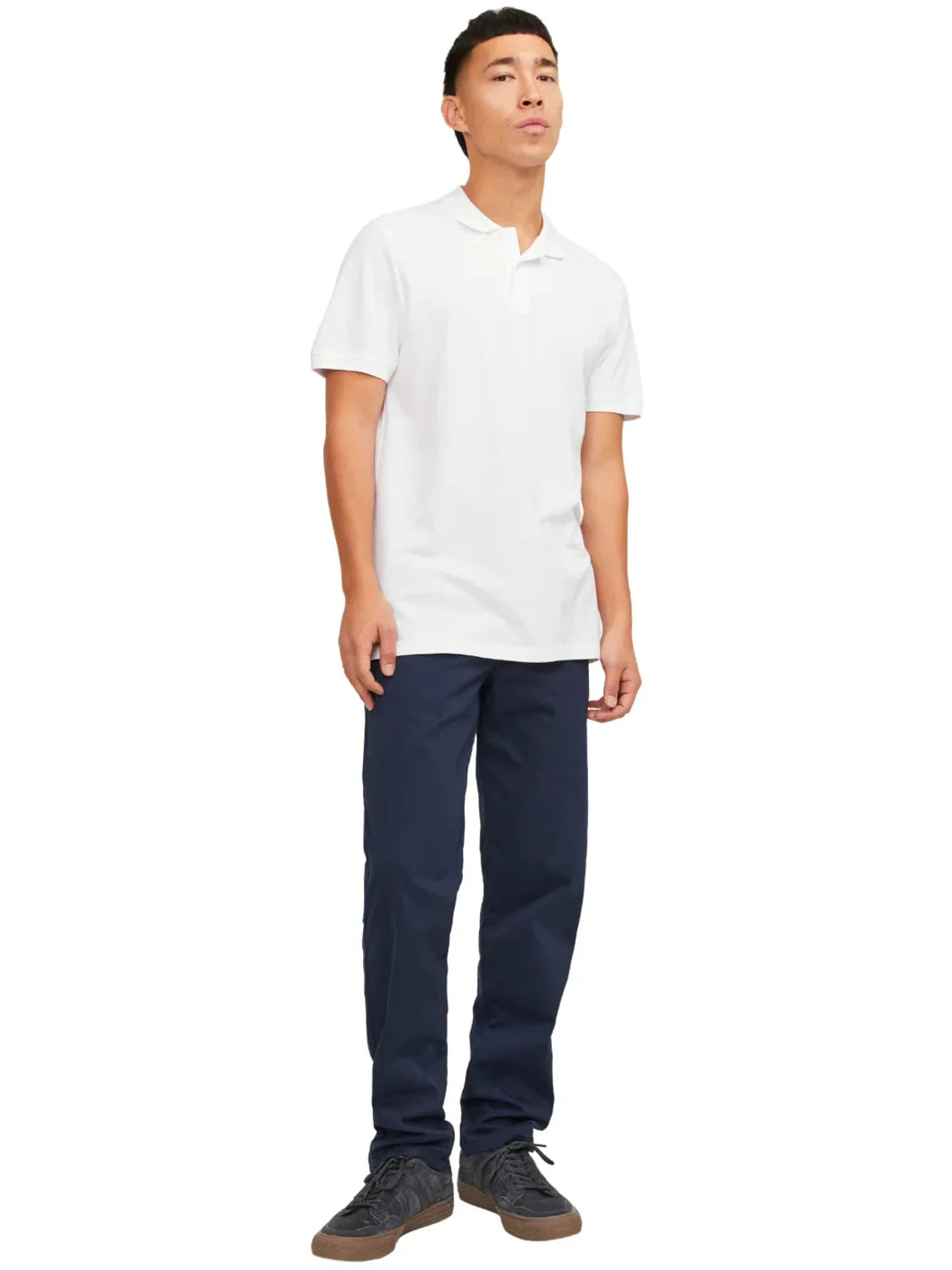 Polo Jack&Jones Basic Blanco | Bicos de Fío