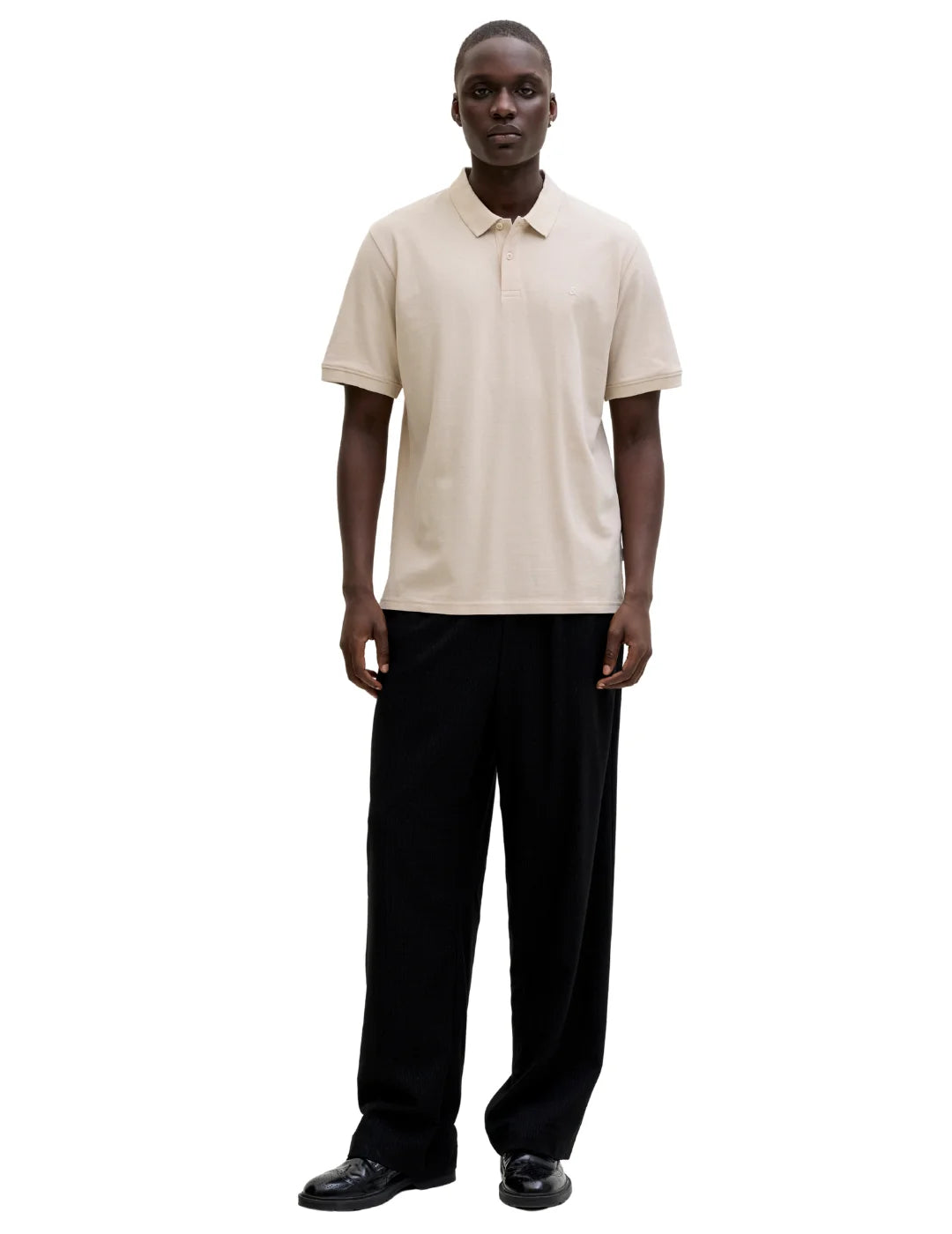 Polo Jack&Jones Basic Moonbeam | Bicos de Fío
