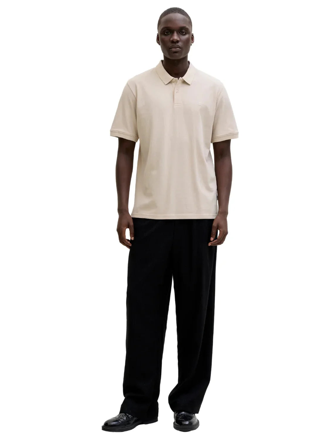Polo Jack&Jones Basic Moonbeam | Bicos de Fío