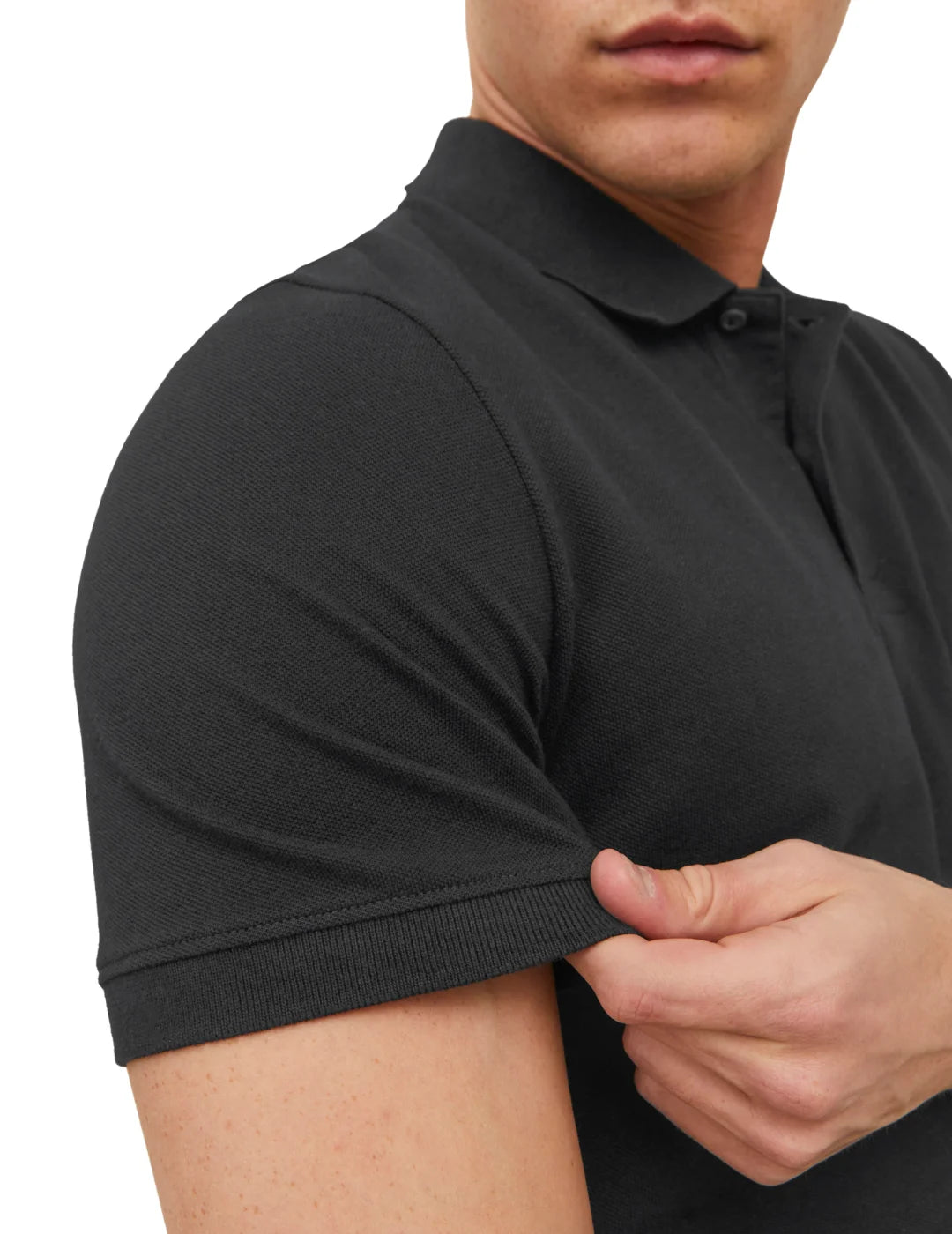 Polo Jack&Jones Basic Negro | Bicos de Fío