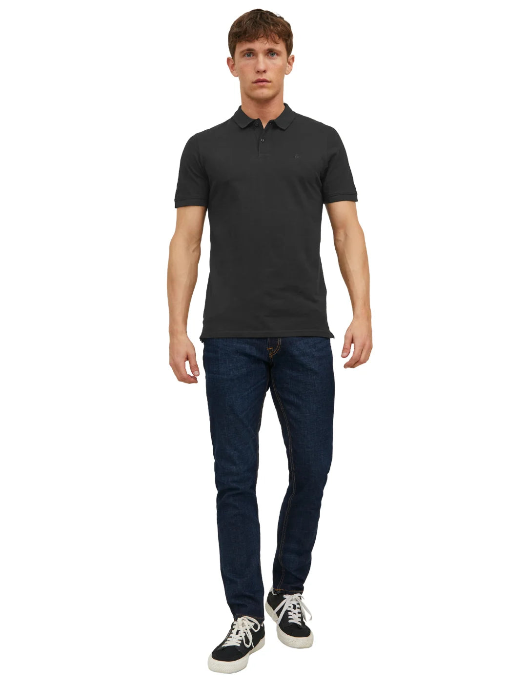 Polo Jack&Jones Basic Negro | Bicos de Fío