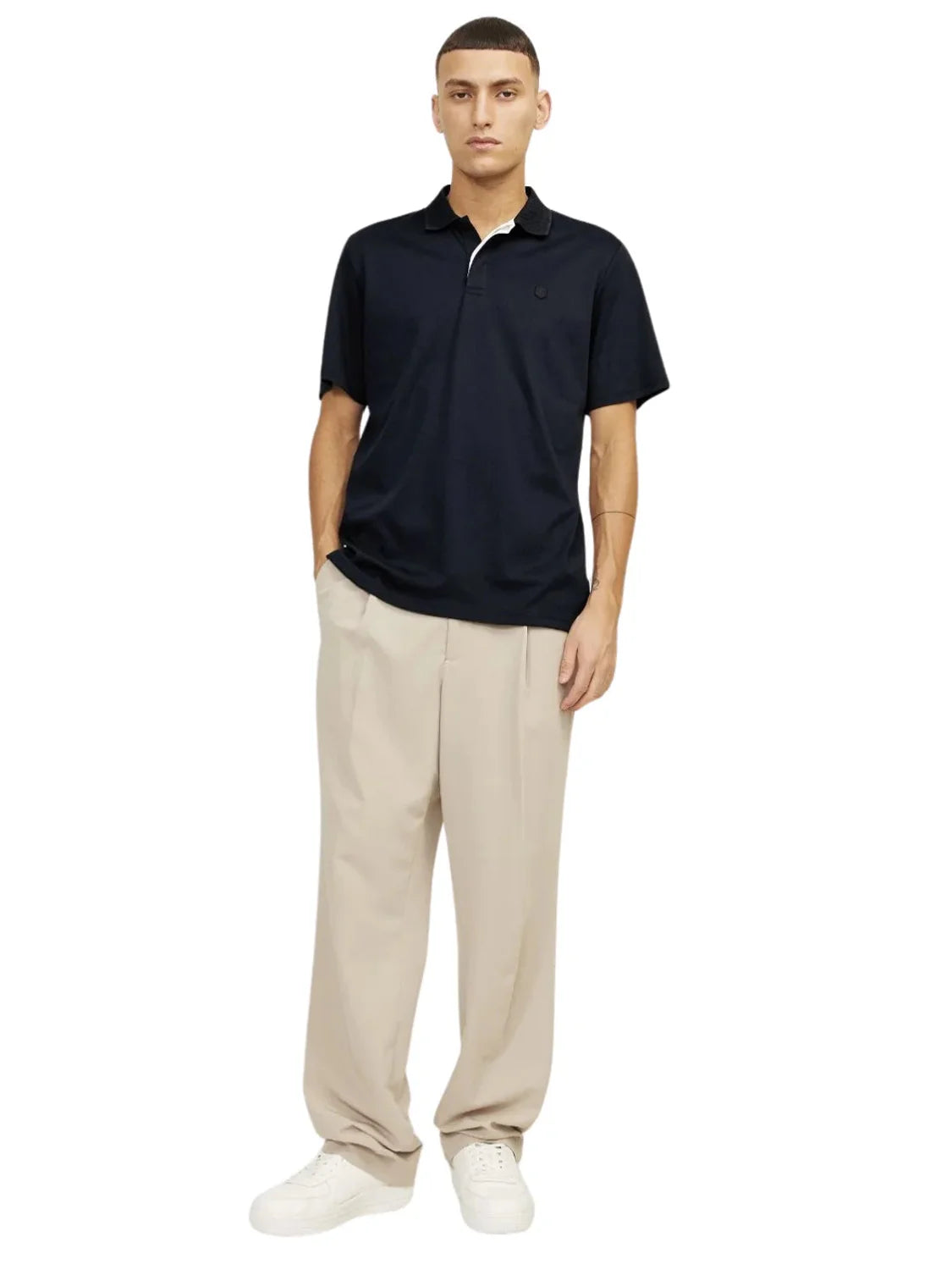 Polo Jack & Jones Rodney Azul Marino | Bicos de Fío