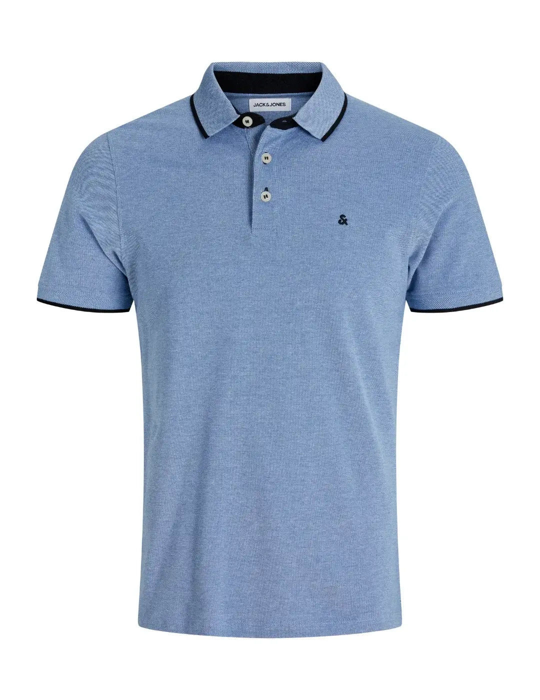 Polo Jack&Jones Paulos Ribete Bright Cobalt | Bicos de Fío