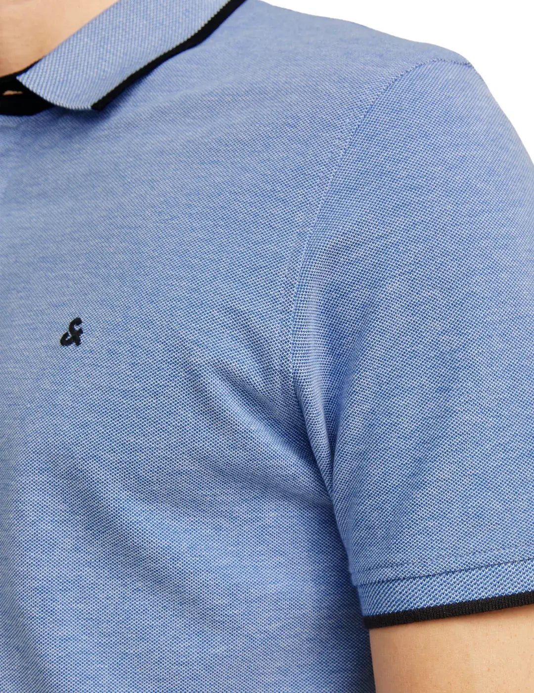 Polo Jack&Jones Paulos Ribete Bright Cobalt | Bicos de Fío