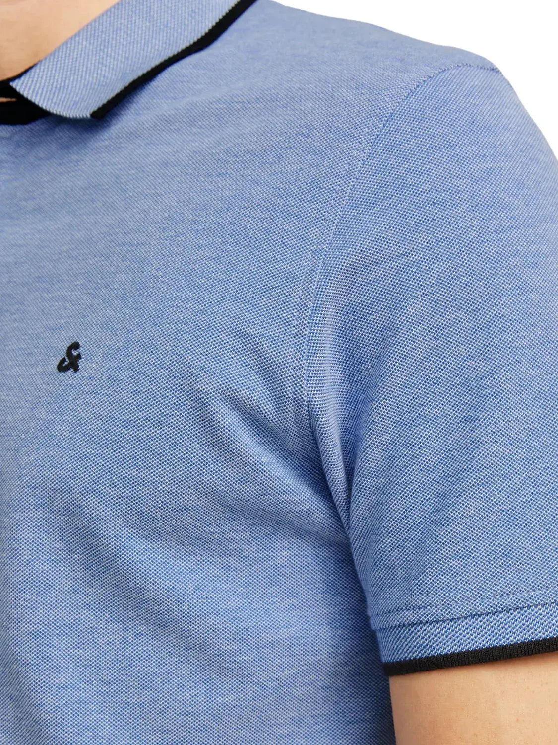 Polo Jack&Jones Paulos Ribete Bright Cobalt | Bicos de Fío