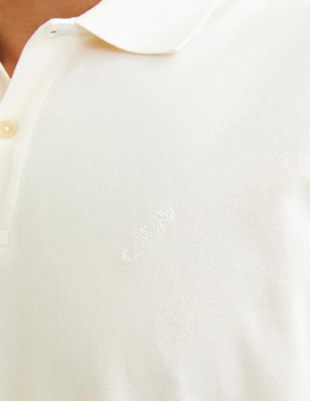 Polo Piqué Jack&Jones William Blanco | Bicos de Fío