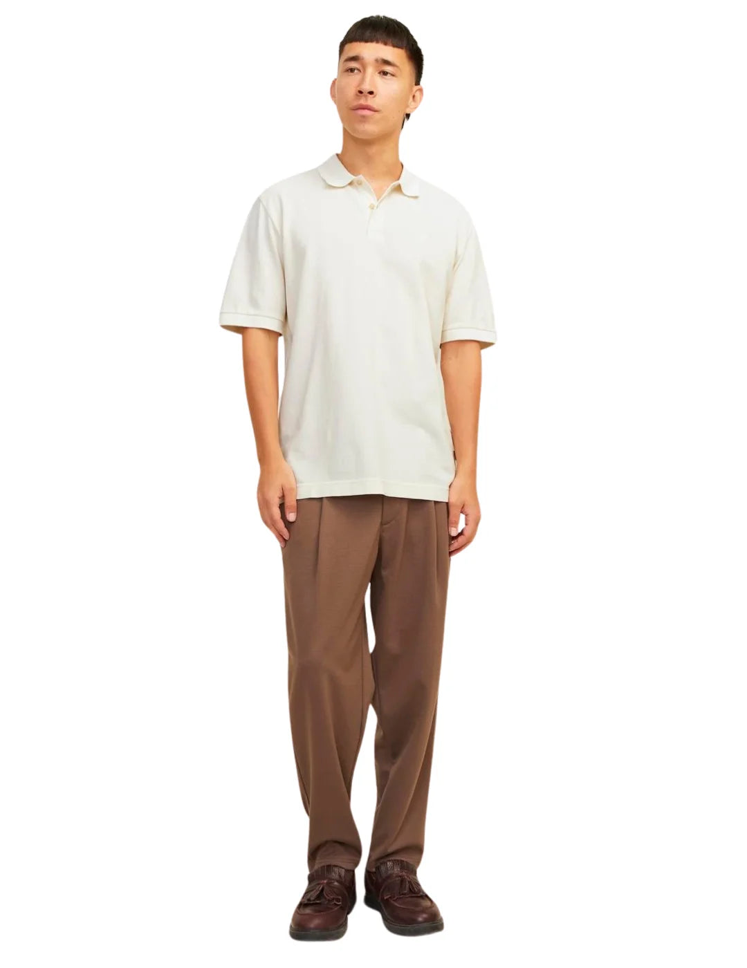Polo Piqué Jack&Jones William Blanco | Bicos de Fío