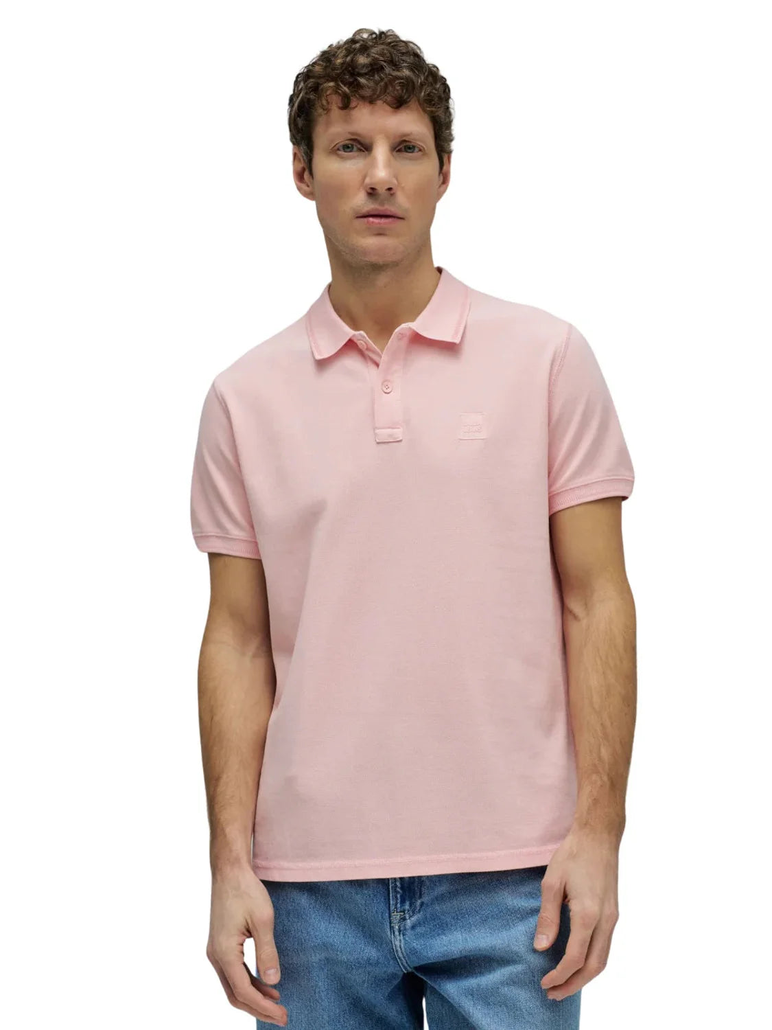 Polo Logo Salsa Jeans Rosa - Bicos de Fío