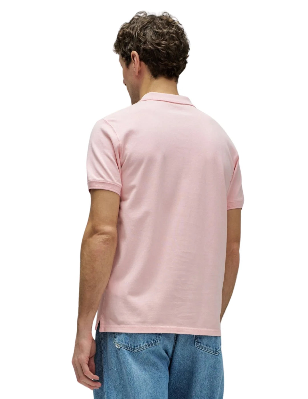 Polo Logo Salsa Jeans Rosa - Bicos de Fío