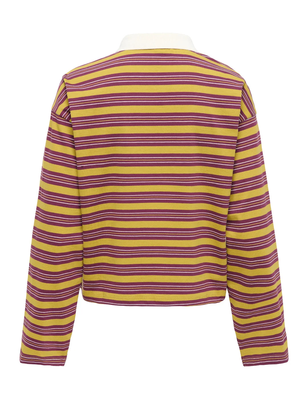 Polo ONLY Kari Mostaza-Morado | Bicos de Fío