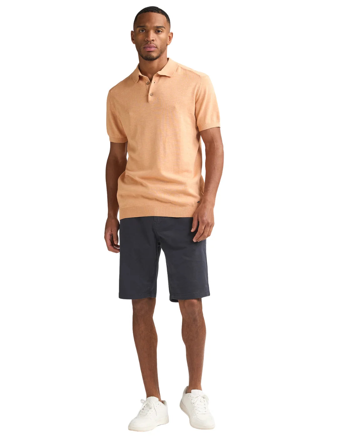 Polo Suéter Petrol Industries KWC207 Tropical Orange | Bicos de Fío