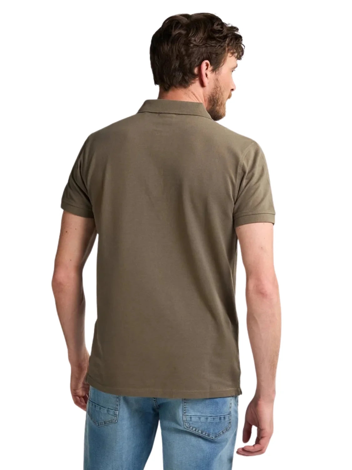 Polo Básico Petrol Industries Dolphin Mossy Stone
