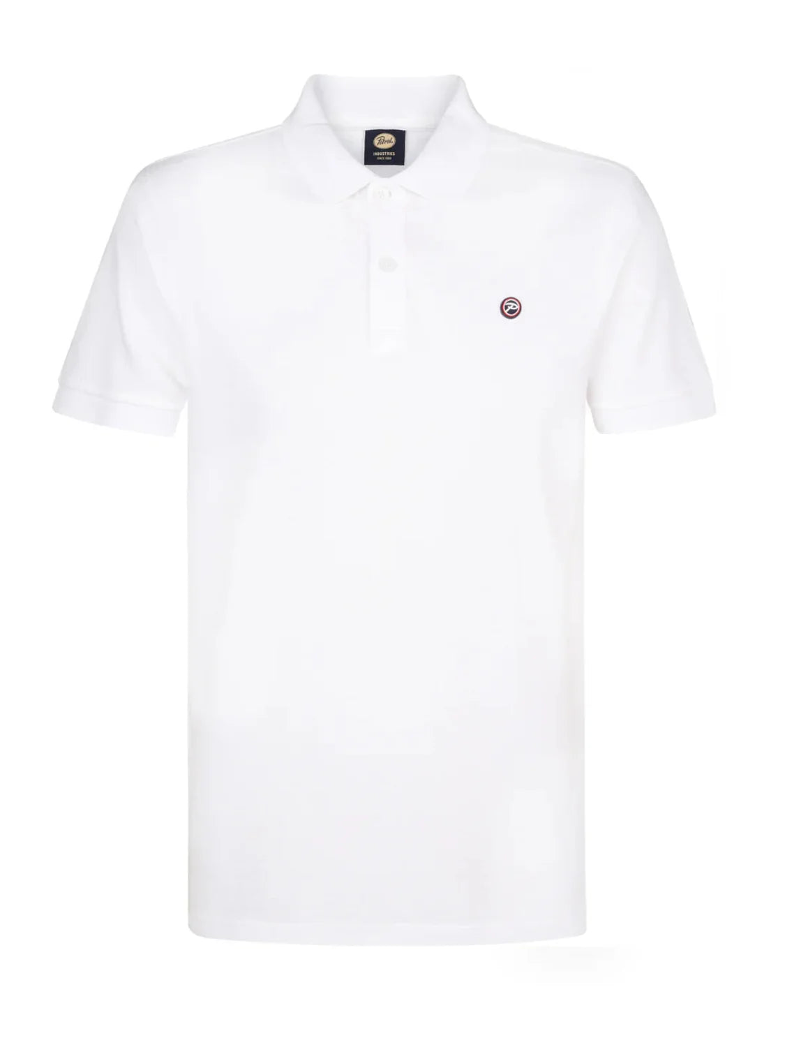 Polo Básico Petrol Industries Dolphin Bright White | Bicos de Fío