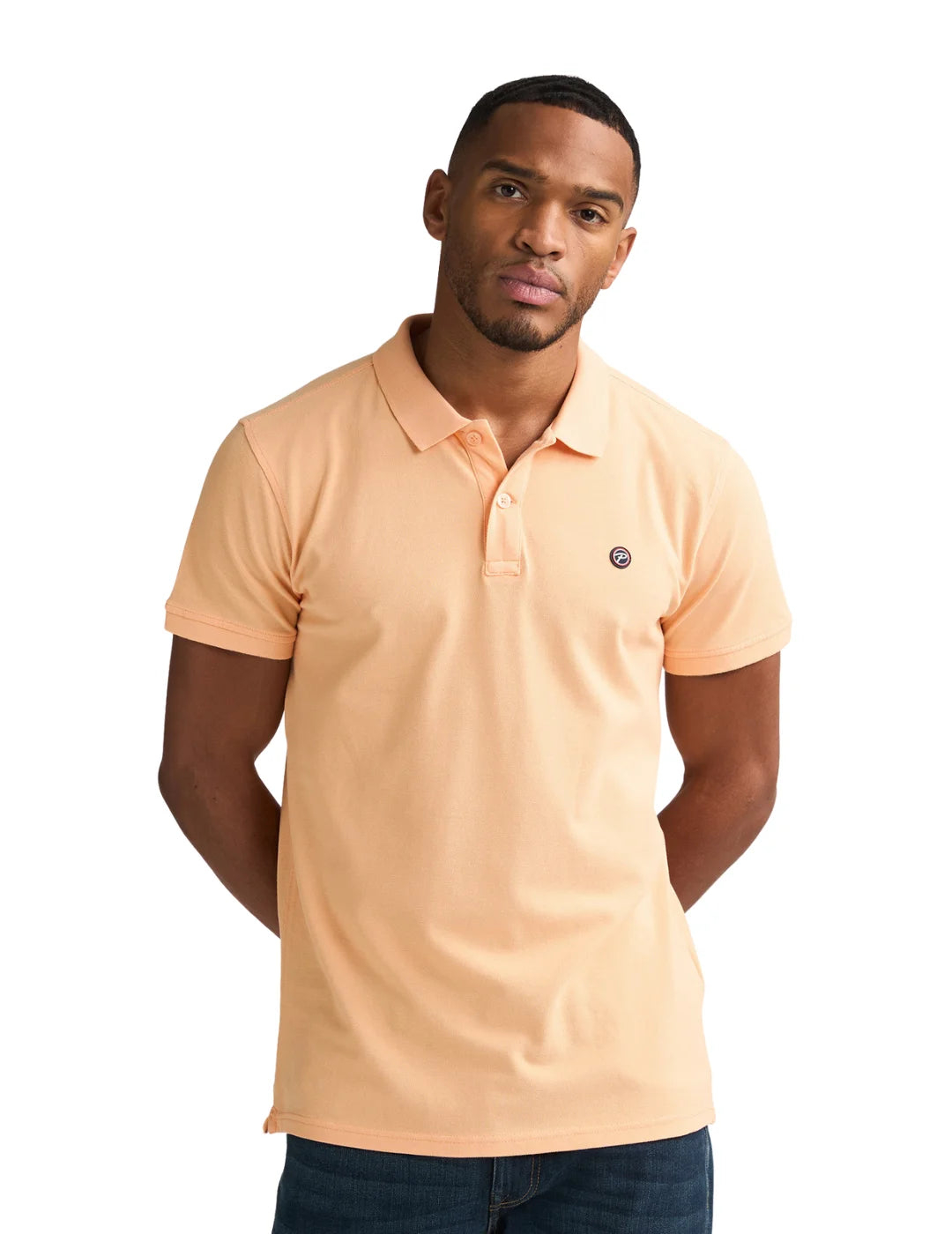Polo Básico Petrol Industries Dolphin Tropical Orange | Bicos de Fío