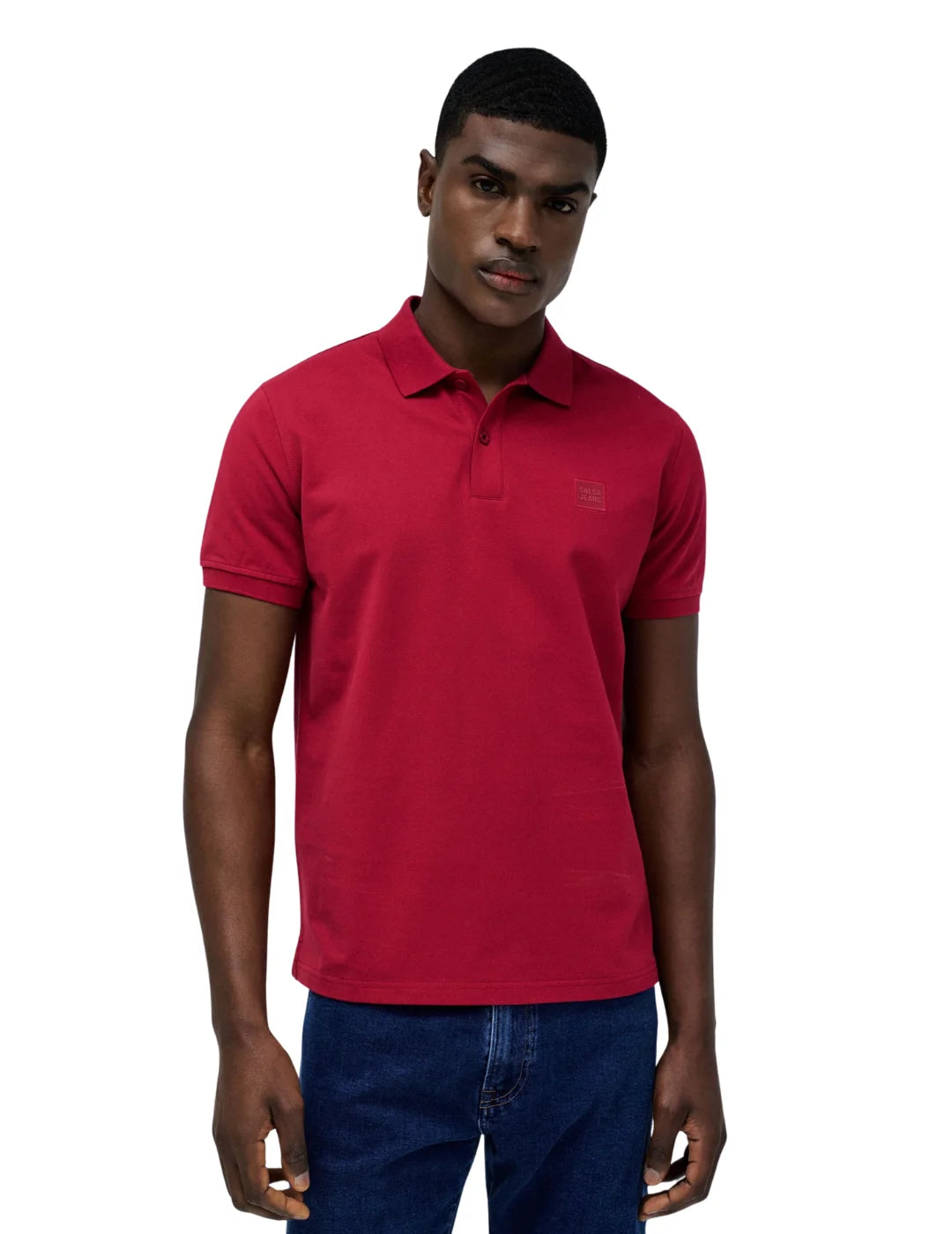 Polo Salsa Jeans New Basic Rojo | Bicos de Fío