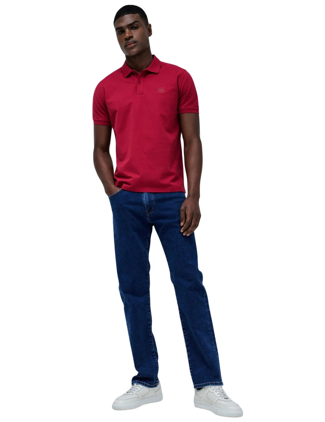 Polo Salsa Jeans New Basic Rojo | Bicos de Fío