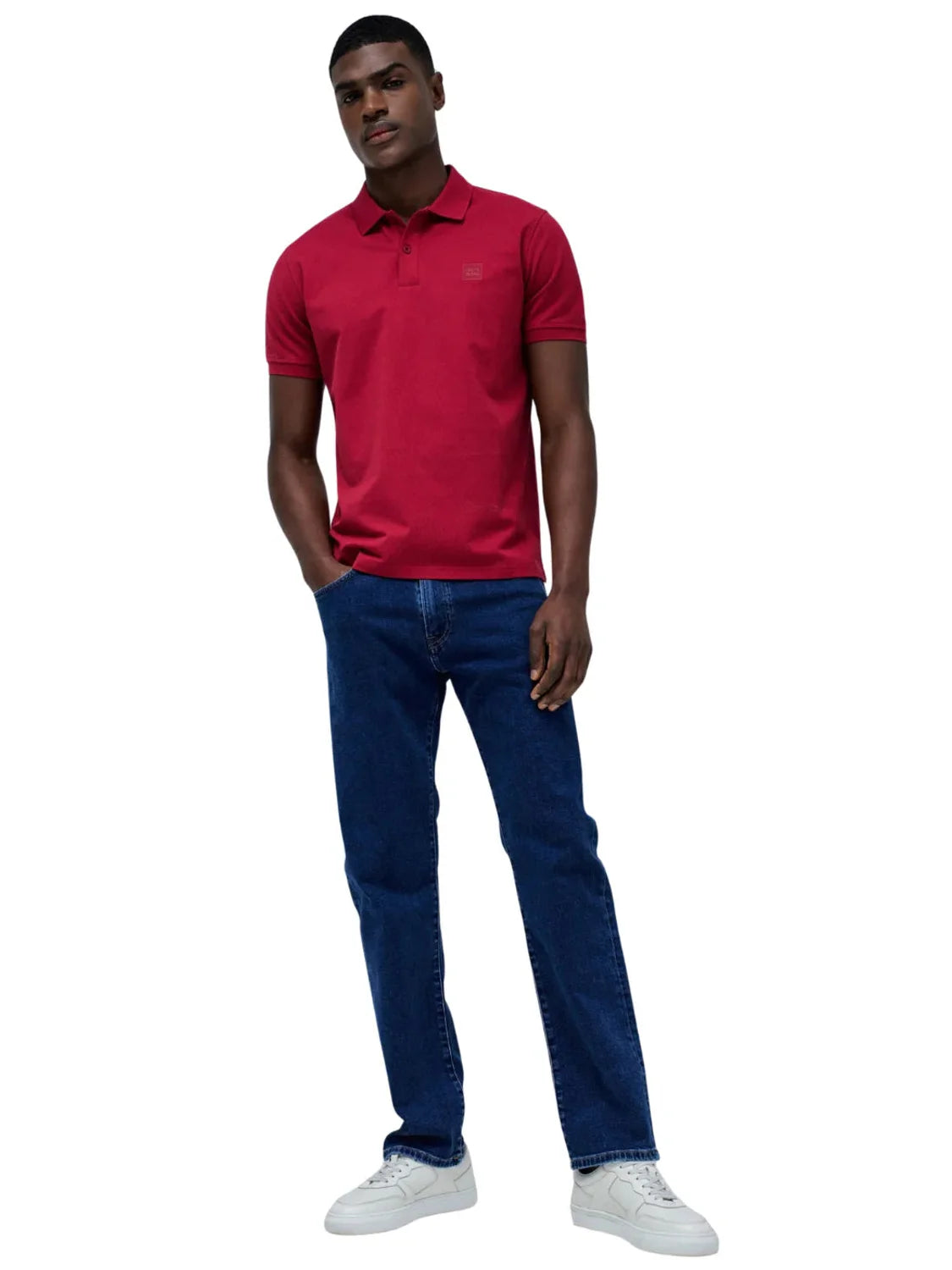 Polo Salsa Jeans New Basic Rojo | Bicos de Fío