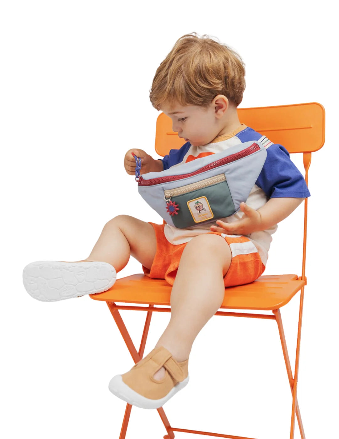Riñonera Kids Nylon Victoria Azul | Bicos de Fío