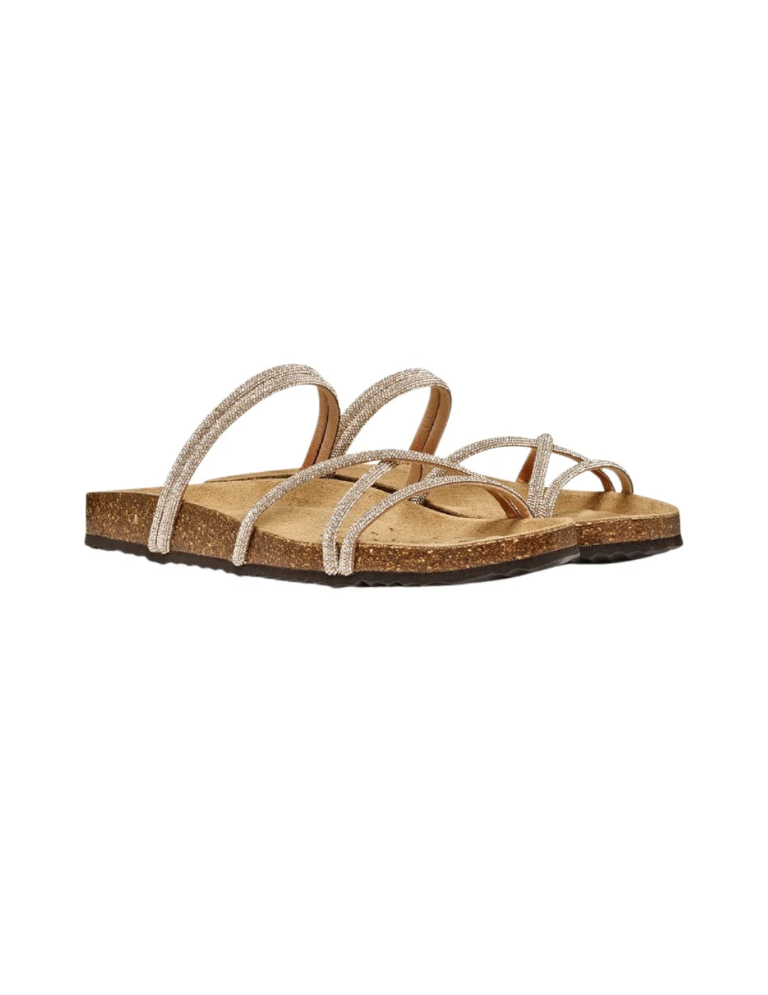 Sandalia GEOX Brionia R Glitter Rosa | Bicos de Fío