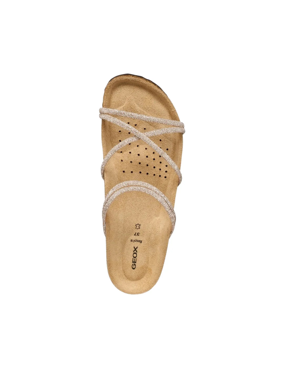 Sandalia GEOX Brionia R Glitter Rosa | Bicos de Fío