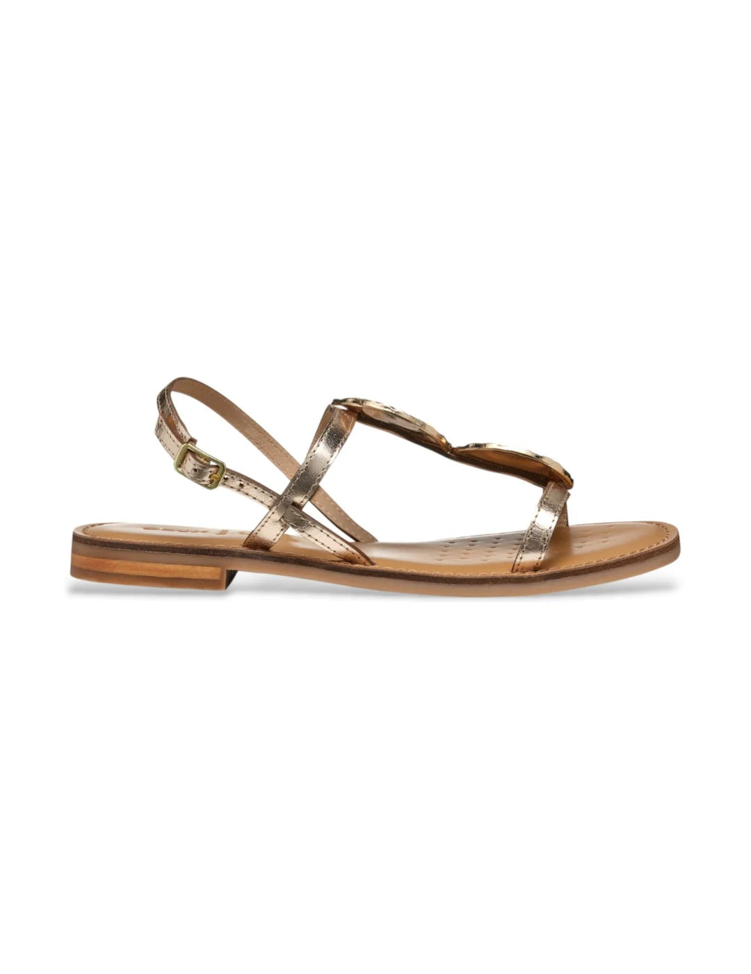Sandalia GEOX Maddalusiac Dorado | Bicos de Fío