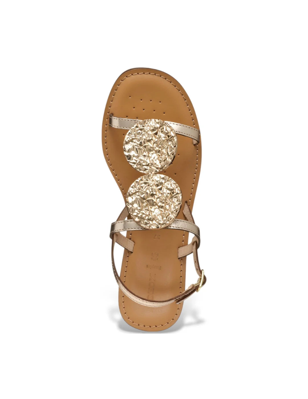 Sandalia GEOX Maddalusiac Dorado | Bicos de Fío