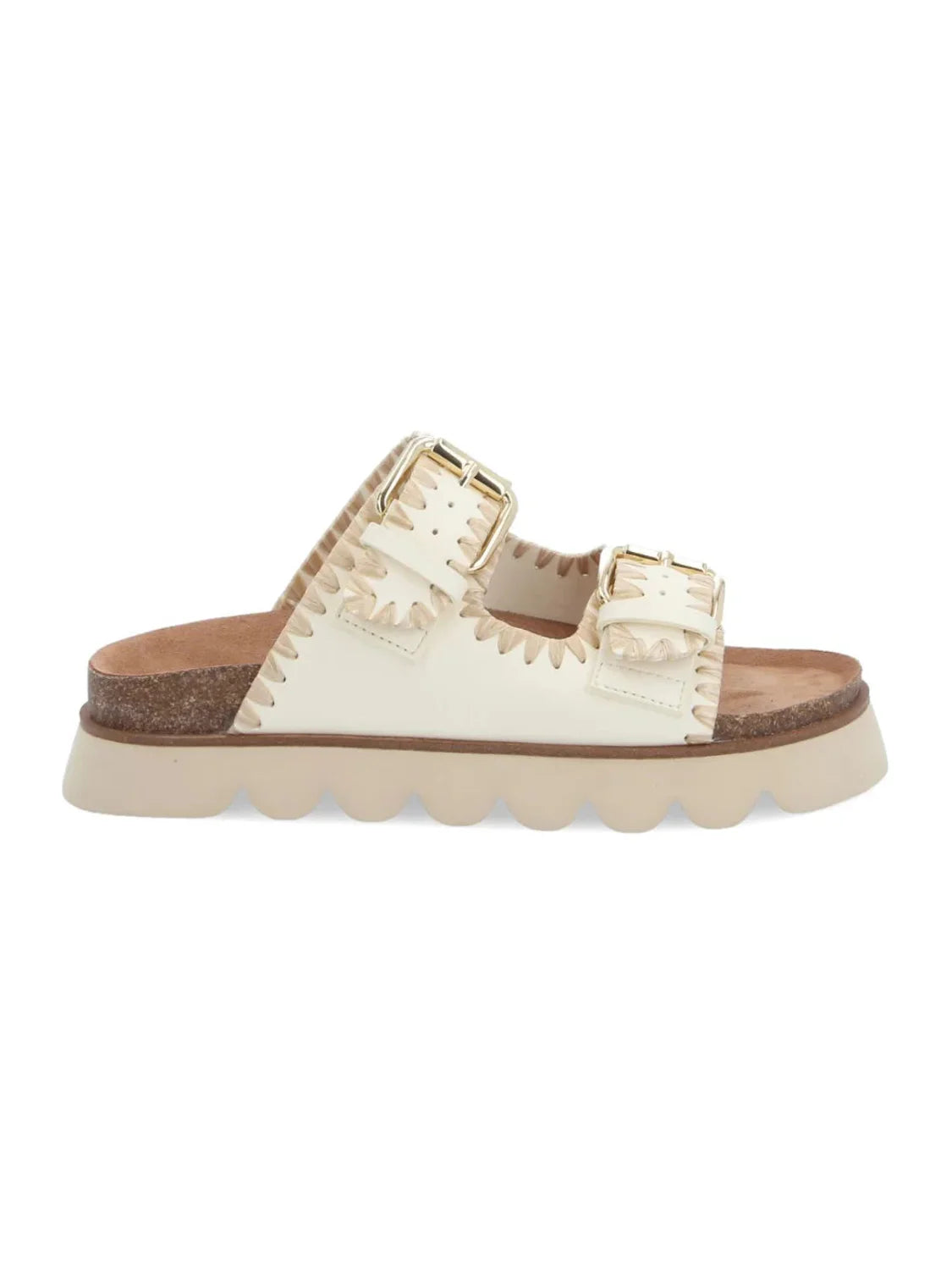 Sandalia NO NAME Sandy Edge Beige | Bicos de Fío