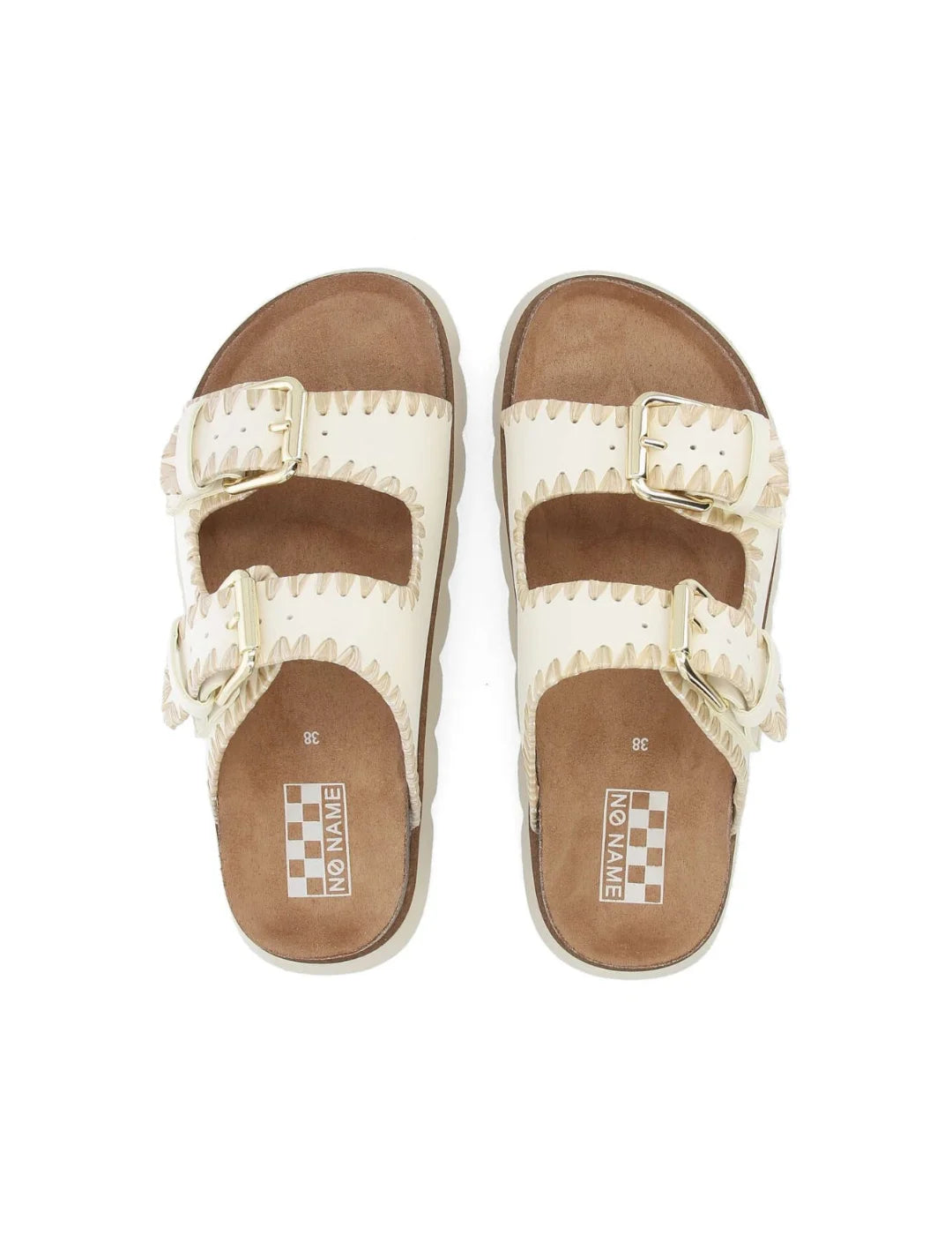 Sandalia NO NAME Sandy Edge Beige | Bicos de Fío