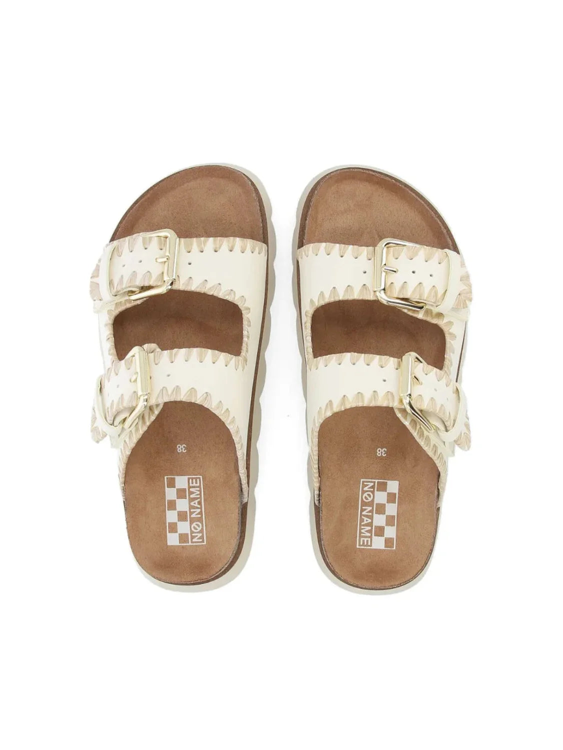 Sandalia NO NAME Sandy Edge Beige | Bicos de Fío