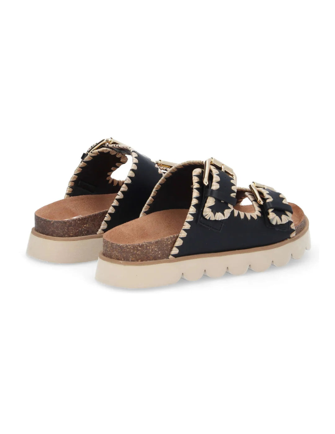 Sandalia NO NAME Sandy Edge Negro | Bicos de Fío