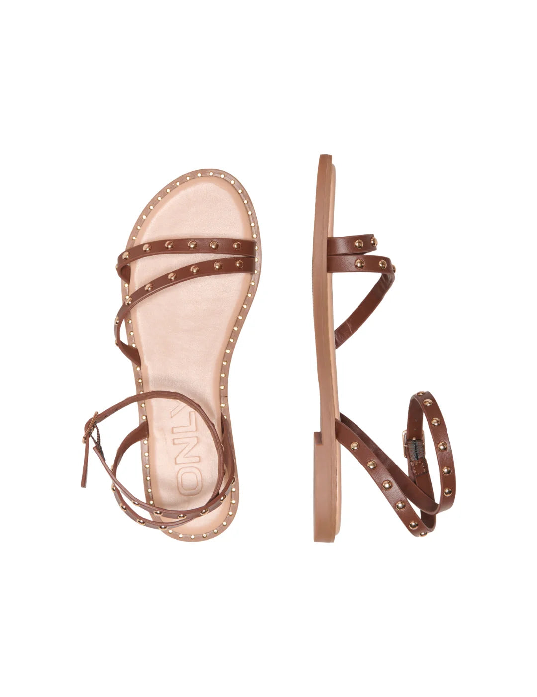 Sandalia ONLY Maelyn-2 Marrón | Bicos de Fío