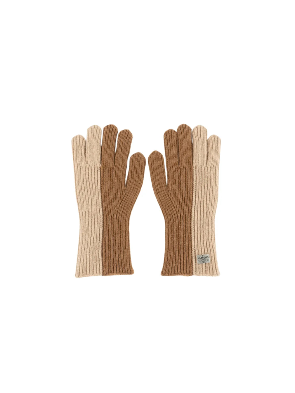 Set Gorro & Guantes Victoria Beige | Bicos de Fío
