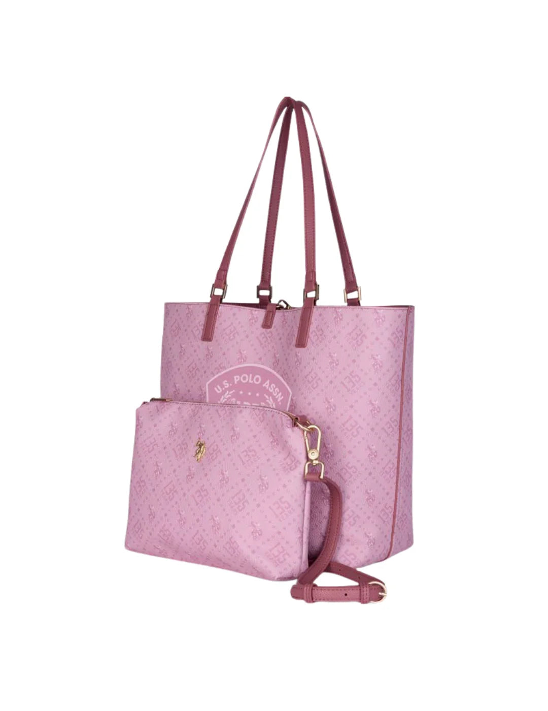 Bolso Shopper US Polo Assn Malibu Rosa | Bicos de Fío