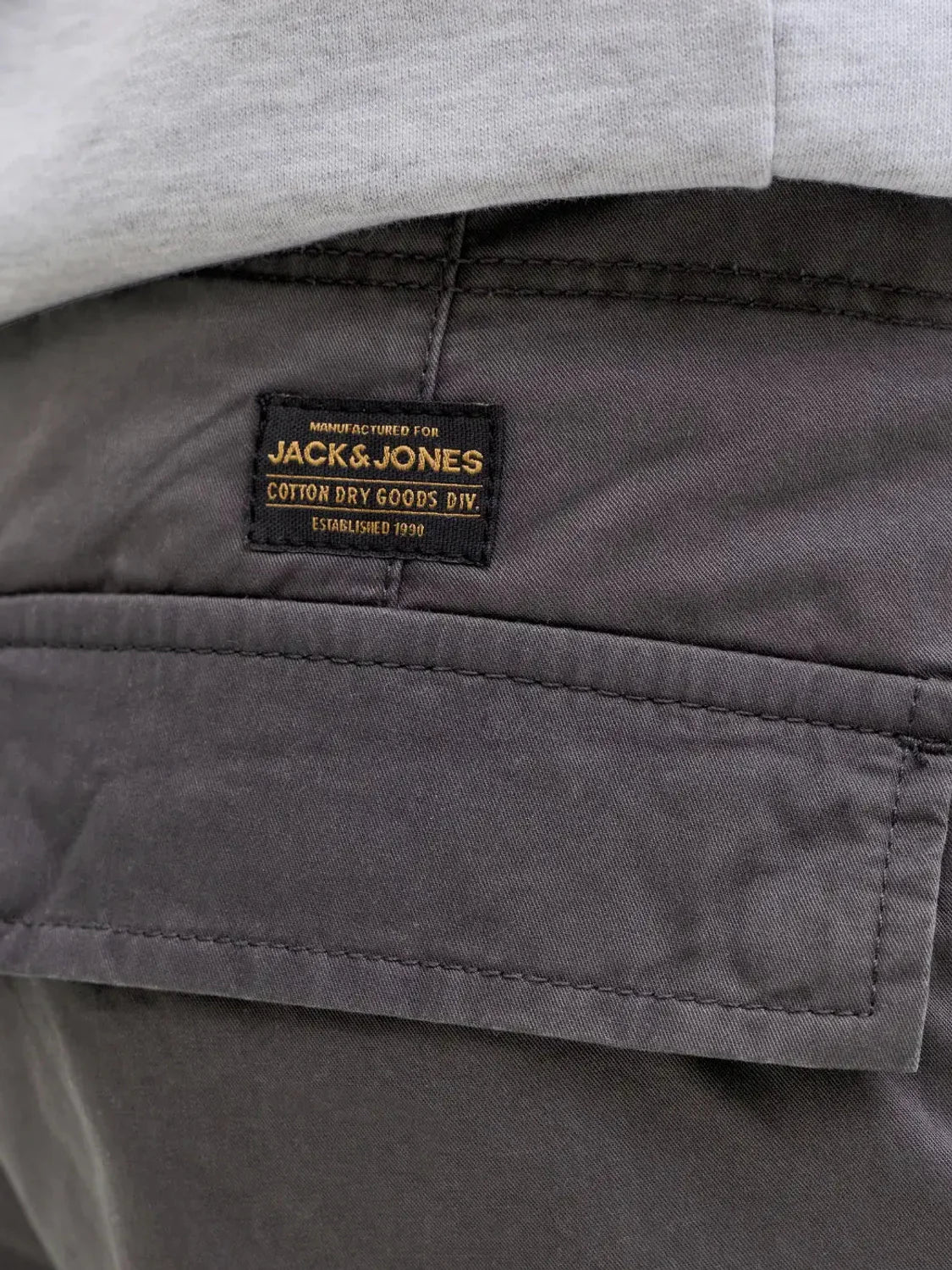 Short Cargo Jack&Jones Cole Frank Gris | Bicos de Fío